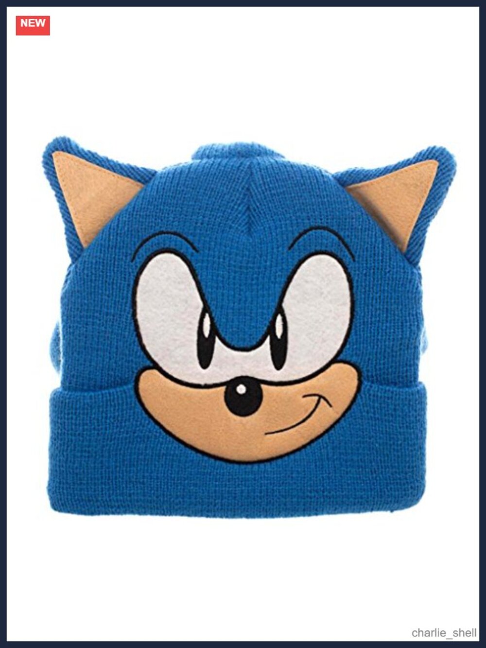 Sonic The Hedgehog 3D Collectors Edition Beanie Hat One Size Costume Novelty